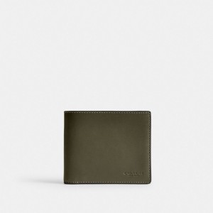 Coach 3 In 1 Wallet Billfolds Heren Groen | BA4950368