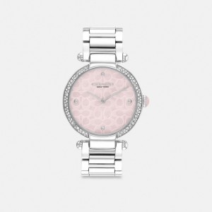 Coach Cary Watch, 34 Mm Horloge Dames Grijs Roze | PI1845376