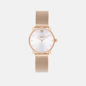 Coach Elliot Watch, 28 Mm Horloge Dames Roze Goud | SD6437218