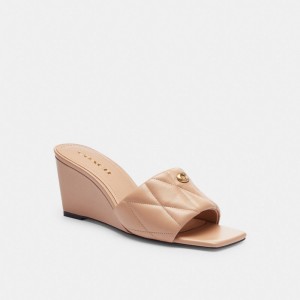 Coach Emma Wedge With Quilting Sandalen Dames Gekleurd | GY4502783