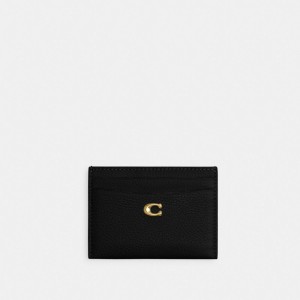 Coach Essential Card Case Kaartenhoes Dames Zwart | RJ0764298