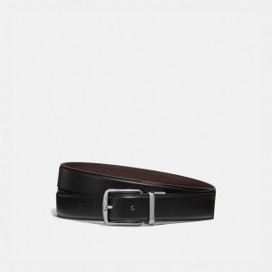 Coach Harness Buckle Cut To Size Reversible Belt, 32 Mm Riemen Heren Zwart Bruin | HB4638725