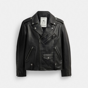 Coach Moto Jacket Jassen Heren Zwart | IE6514728
