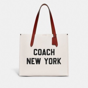 Coach Relay Tote Bag With Graphic Tote Tassen Dames Gekleurd | WG5913840