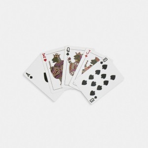 Coach Signature Playing Cards Reistas Dames Rood Gekleurd | ST8431796