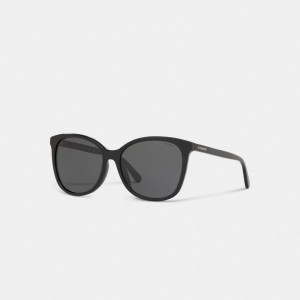 Coach Signature Workmark Square Sunglasses Brillen Dames Zwart | QO9310758